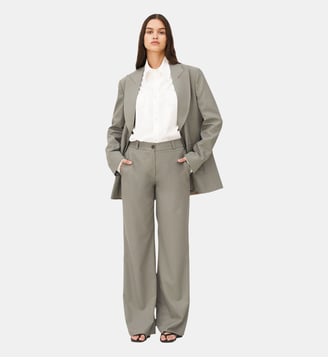 Pantalon évasé Gilia Eucalyptus - Noyoco - Vert
