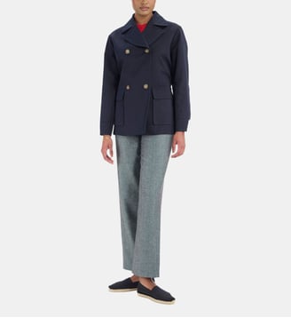 Manteau Romaric - Ines de la Fressange Paris - Bleu denim
