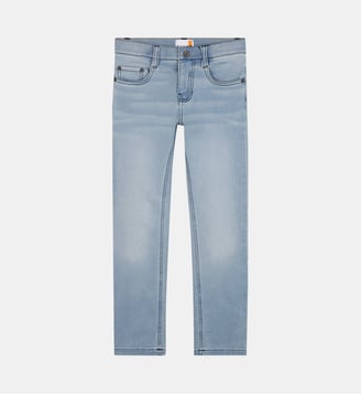 Jean ajusté taille réglable - Timberland - Bleu délavé