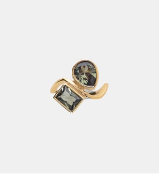 Bague à strass - Maje - Doré