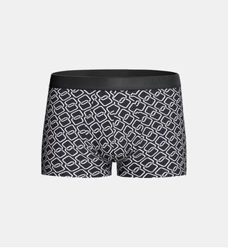 Boxer imprimé géométrique en Lyocell - Impetus - Bleu marine