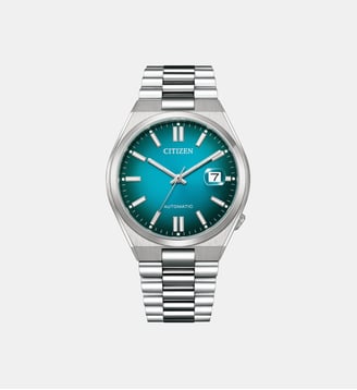 Montre automatique Tsuyosa Bleu NJ0151-88X - Citizen - Argenté