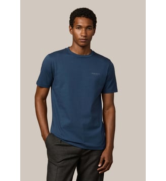 T-Shirt Coupe Regular À Manches Courtes Avec Logo - Hackett London - Teal blue