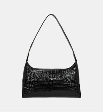 Sac rectangle Exo Ace en cuir - Lancaster - Noir