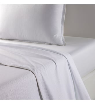 Drap plat en satin de coton Boss Home