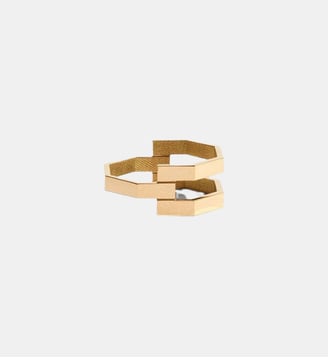 Bague Octogone triple - JEM - Jaune