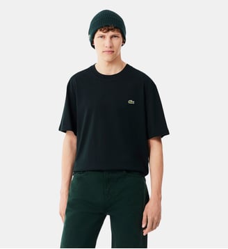 T-shirt coton - Lacoste - Vert foncé