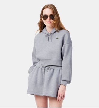 Sweatshirt oversize jersey - Lacoste - Gris chine