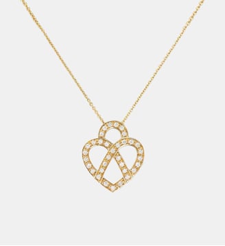 Collier Cœur Entrelacé - Poiray - Or jaune