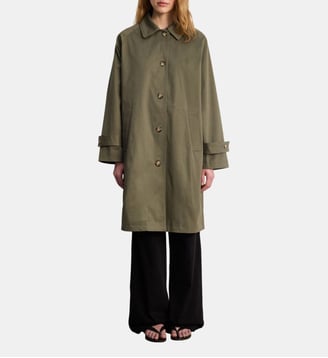 Trench droit en coton - DOMITILLE - Pablo - Kaki