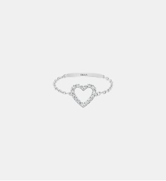 Bague Cœur Magic Touch Grand Modèle - Djula - Or blanc