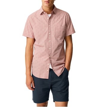 Chemise à manches courtes Collingwood - Rodd & Gunn - Orange