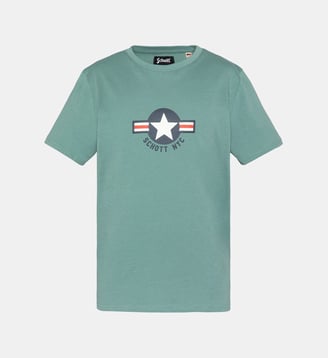 T-shirt imprimé - Schott - Vert clair