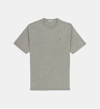 T-shirt manches courtes Théo en coton - Serge Blanco - Gris chine