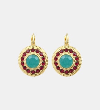 Dormeuses   - Traviata - Satellite - Vert et rose