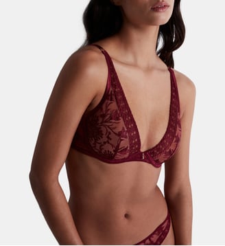Soutien gorge Triangle avec armatures - Aubade - Rouge