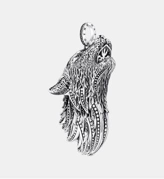 Bague losange ornée - Thomas Sabo - Argent