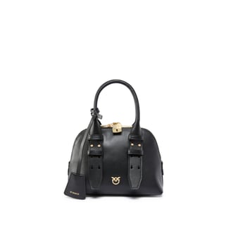 Sac bowling mini escape bag en cuir - Pinko - Noir