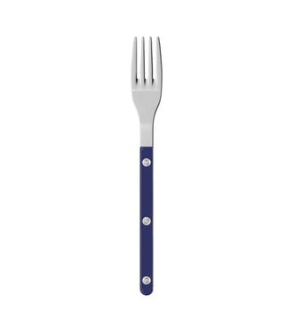 Fourchette à dessert, Bistrot Uni - Sabre - Bleu marine
