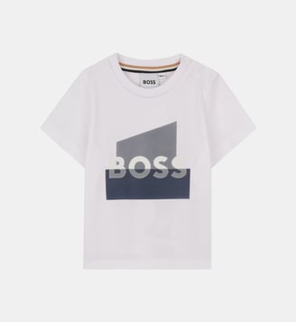 Tee-shirt manches courtes - BOSS Kidswear - Blanc