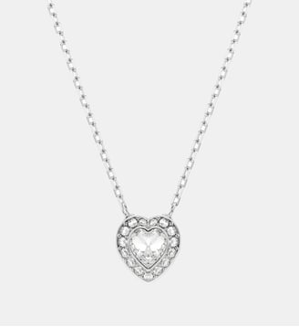 Pendentif Ariana Grande x Swarovski, Cœur, Métal rhodié - Swarovski - White