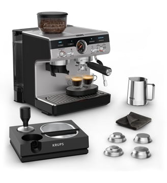 Machine à expresso XP804T10 PRECISION - Krups - Inox et noir