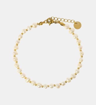 Bracelet  perles Ophélie II - Les Cléias - Blanc