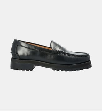 Mocassin montauk - cuir lisse - Fairmount - Noir
