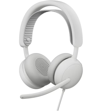 Micro-casque Zone Wired 2 OFF WHITE - Logitech - Blanc