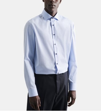 Chemise d'affaires 1/1 Slim Col Kent - Seidensticker - Bleu