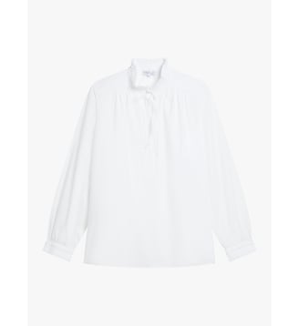 chemise Tiziano en coton blanc - Agnès b. - Blanc