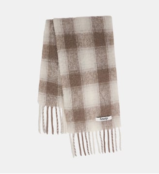 écharpe check scarf - Fusalp - Ombre check artic wolf et fa