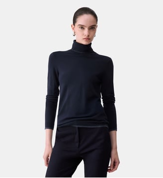 Pull col roulé avec profili Lurex® Liu Jo