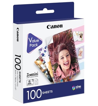 Papier photo instantané 100 feuilles ZINK pr Zoemini & Zoemini 2 - Canon - Standard