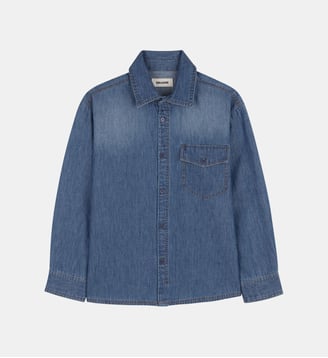 Chemise logo - Zadig&Voltaire Kids - Bleu
