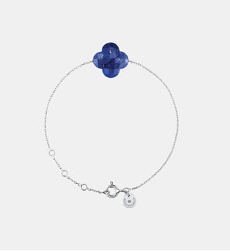 Bracelet, lapis lazuli, or blanc Morganne Bello