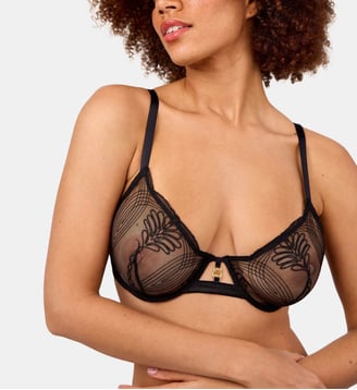 Soutien-gorge Audace avec armatures noir - Maison Lejaby - Noir