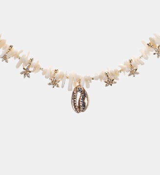 Collier perles et pampilles PAPOUASY - Hipanema - Blanc