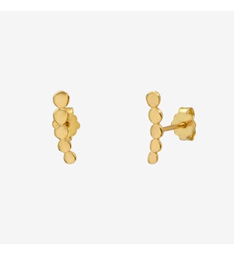 Paire de boucles d'oreilles doré  robby - Caroline Najman - Or