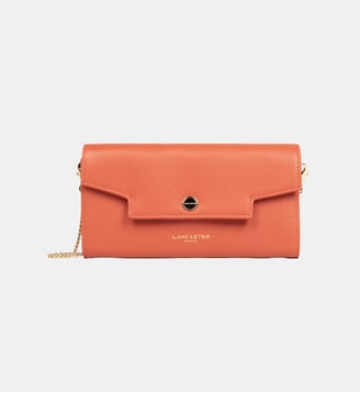 Pochette Mademoiselle Grace en cuir - Lancaster - Orange