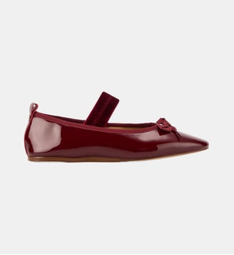 Ballerines Félicie Cuir Brillant - Bons Baisers - Rouge