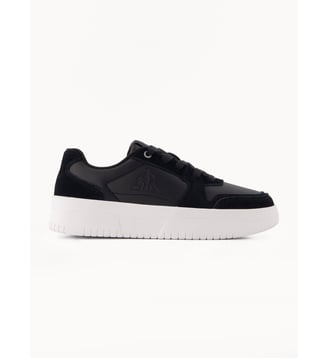 Baskets basses Billie en cuir - Le Coq Sportif - Black