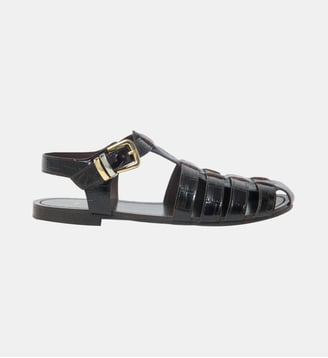 Sandales multibrides en cuir - Maje - Marron