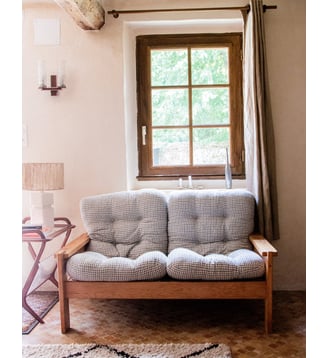 Petite banquette en pin Clara N°40- Produit chiné - Debongout - Bois