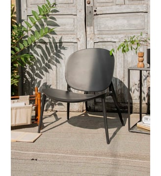 Fauteuil design Be Bop Jakob N°1319- Produit chiné - Debongout - Noir