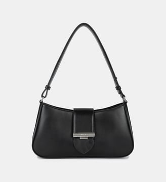 Sac à main Paris Yly M en cuir - Lancaster - Noir