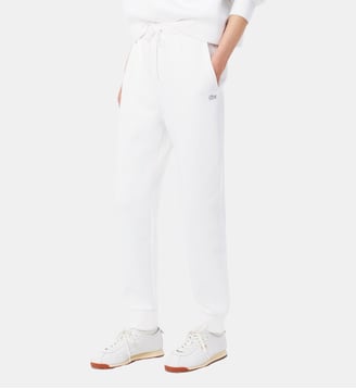 Pantalon de survêtement jersey double face - Lacoste - Blanc