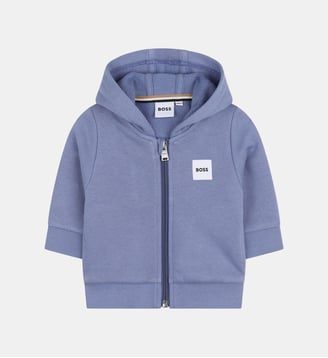 Sweat à capuche zippée - BOSS Kidswear - Hortensia
