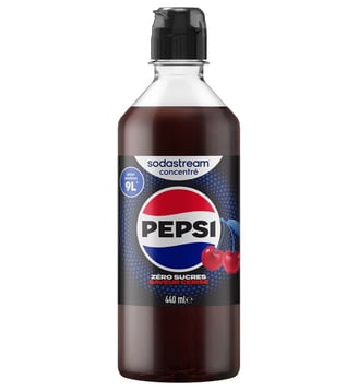Concentré PEPSI CHERRY SANS SUCRE 440ml - Sodastream