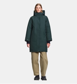 Parka chaude à capuche GORE-TEX - Aigle - Émeraude